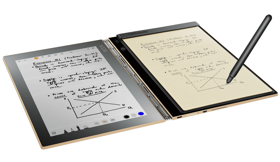 Dotykový tablet Lenovo YOGA Book zlatý