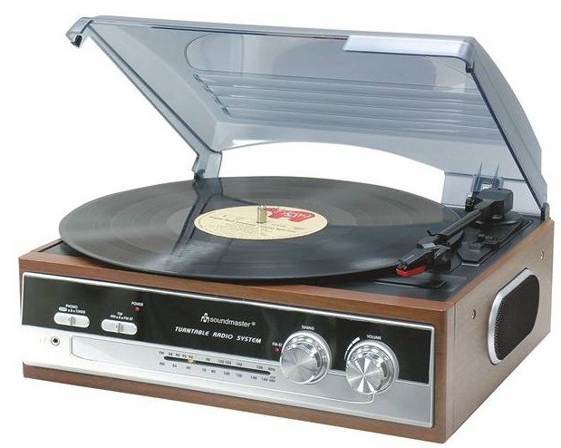 Gramofon Soundmaster PL186H hnědý