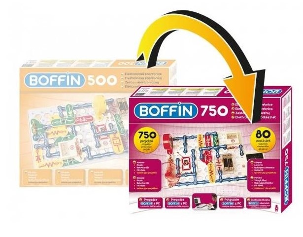El. stavebnice Boffin 500 rozšíření na 750