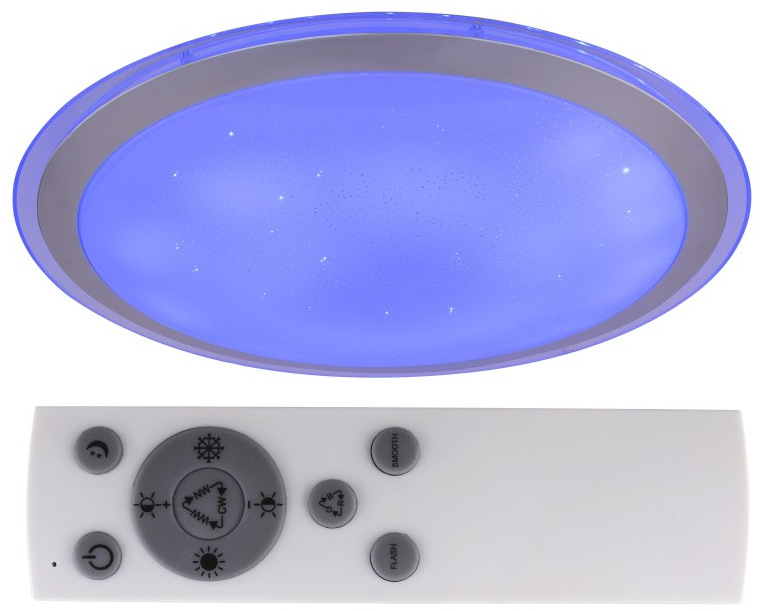 Stropní svítidlo GLOBO Carry, 53 cm, LED, 30W, RGB bílé Stropní svítidlo GLOBO Carry, 53 cm, LED, 30W, RGB bílé