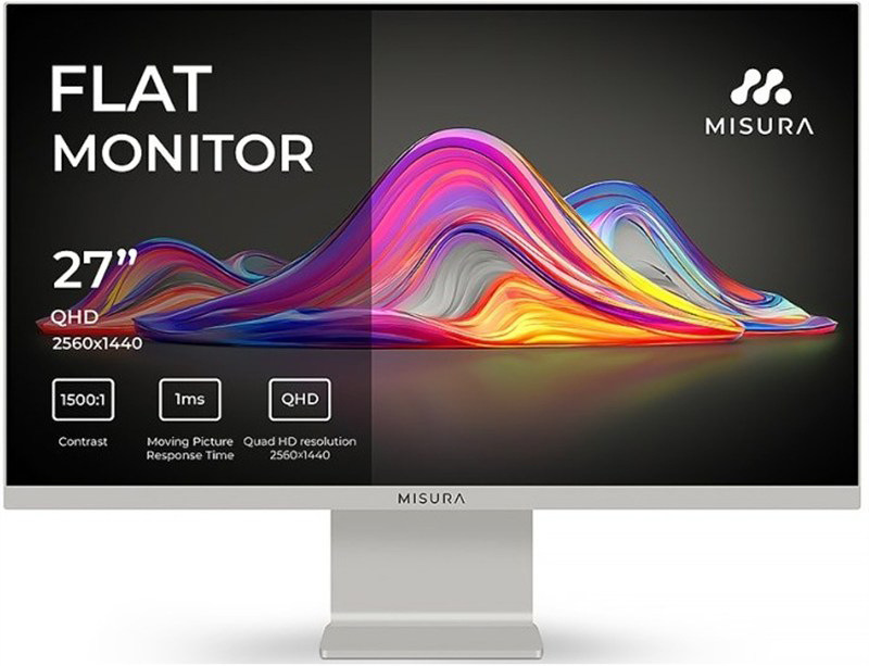 Monitor MISURA VIVA P26M2741QKAB01 27",LED podsvícení, IPS panel, 1ms, 1500: 1, 350cd/m2, 2560 × 1440 WQHD