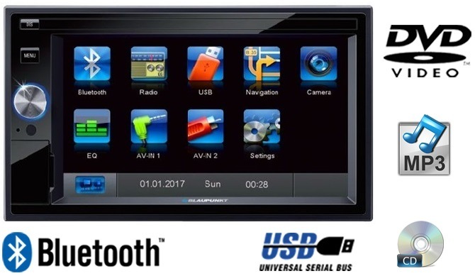 Autorádio Blaupunkt SantaCruz 370 černé Autorádio Blaupunkt SantaCruz 370 černé