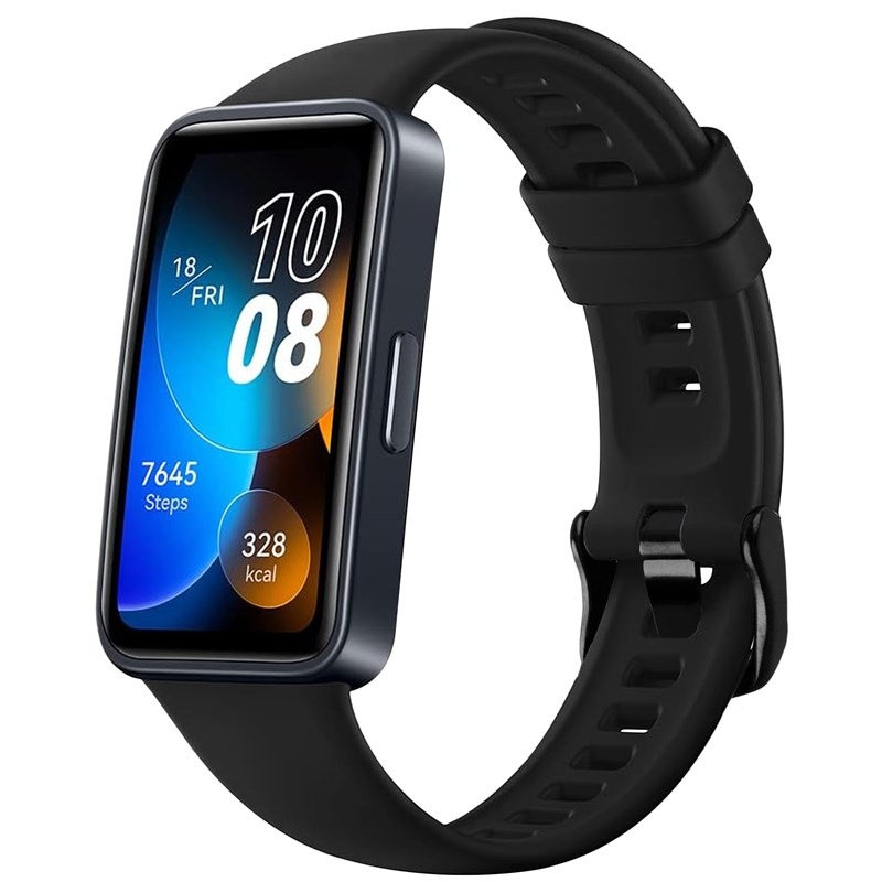 Řemínek FIXED Silicone Strap na Huawei Band 8/9/10 černý