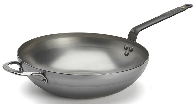 Pánev WOK de Buyer Mineral B 5617.32, 32 cm ocel