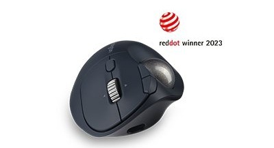 Trackball KENSINGTON Pro Fit Ergo TB550 EQ černá/stříbrná Trackball KENSINGTON Pro Fit Ergo TB550 EQ černá/stříbrná