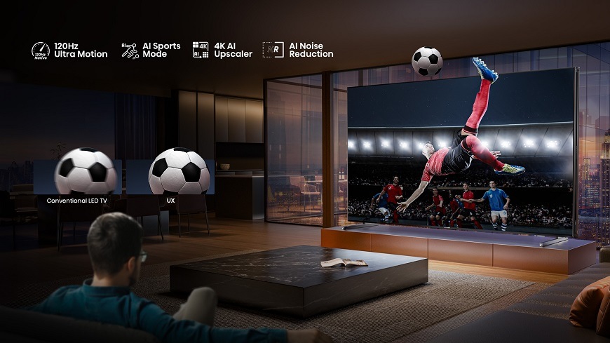Televize Hisense 110UXNQ Hisense TV 110UXNQ, 120Hz Ultra Motion, AI Sports Mode