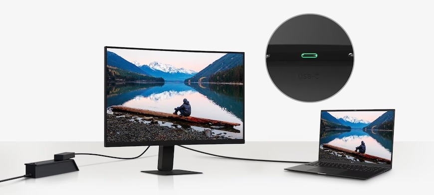 Monitor LG 24U421A-B černý