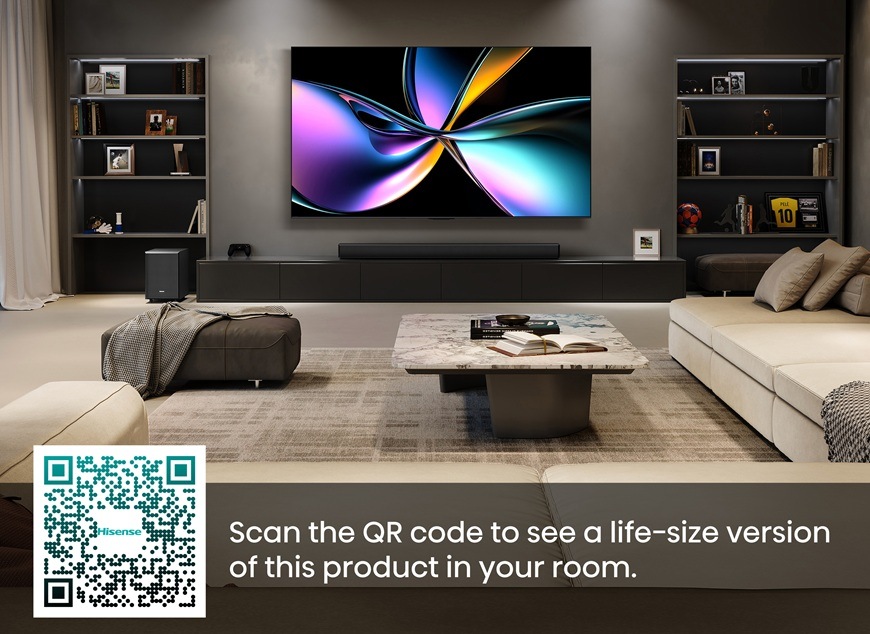 Hisense TV 65U7QPRO, v domácnosti