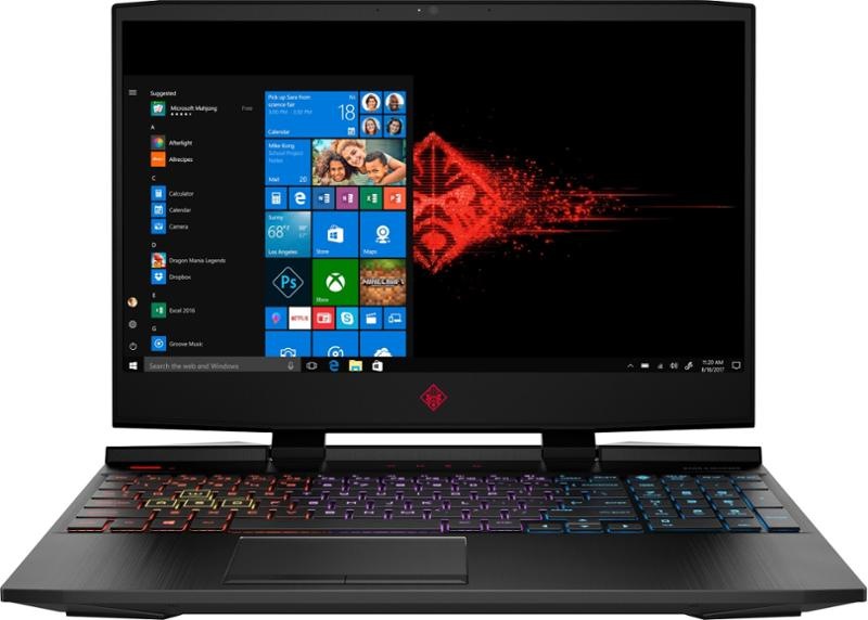 Notebook HP Omen 15-dc1601nc černý