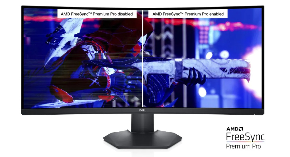 Monitor Dell S3422DWG černý