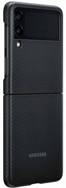 Kryt na mobil Samsung Aramid Cover Galaxy Z Flip3 černý