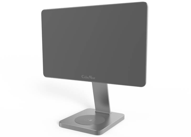 Stojánek Cubenest S121 magnetický pro Apple iPad Air 10,9"  a iPad Pro 11" s bezdrátovou nabíječkou šedý