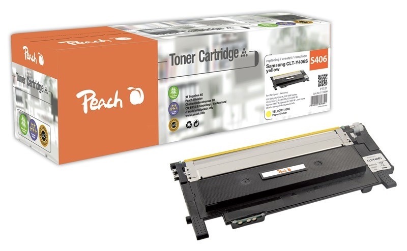 Toner Peach Samsung CLT-Y406S/ELS, 1000 stran žlutý