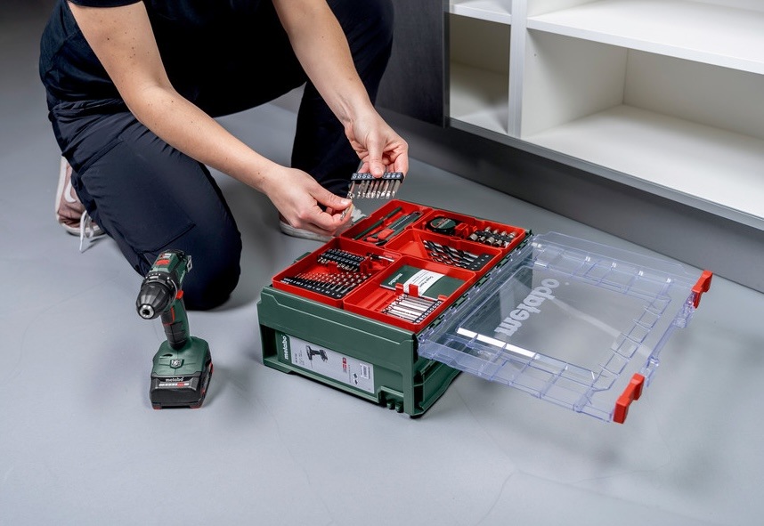 Vrtací šroubovák Metabo BS 18 Set MD (s baterií)