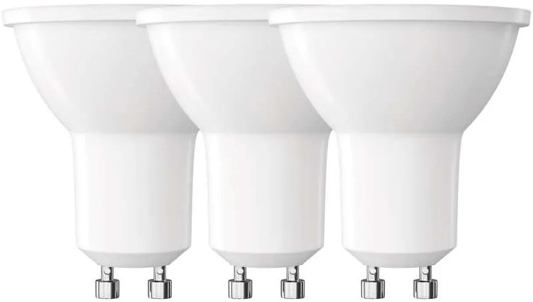Žárovka LED EMOS Classic MR16, GU10, 3W, teplá bílá (3 ks)