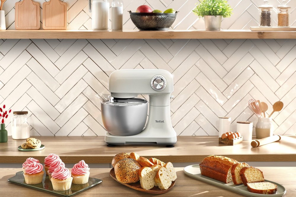 Kuchyňský robot Tefal QB140AF0 Bake Easy bílý Tefal QB140AF0 Bake Easy