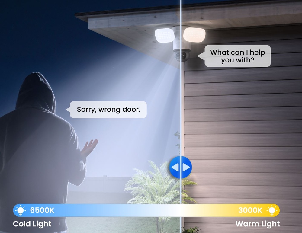 IP kamera Reolink Floodlight Series F850W obousměrné audio