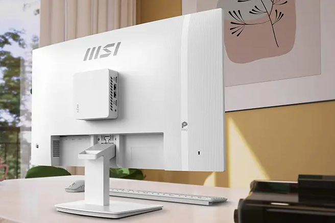 Monitor MSI PRO MP273QW E14 bílý MSI PRO MP273QW E14 zaujme i nastavitelnou ergonomií