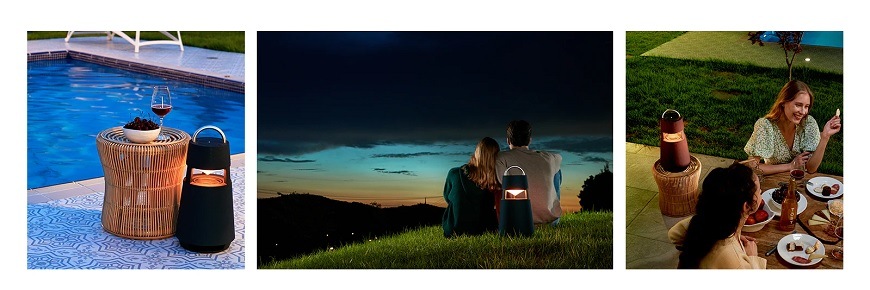 Přenosný reproduktor LG XBOOM 360 RP4 béžový Přenosný reproduktor LG XBOOM 360 RP4 béžový