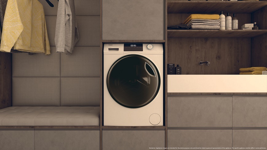 Pračka se sušičkou Haier HWD80-BP14929A-S bílá