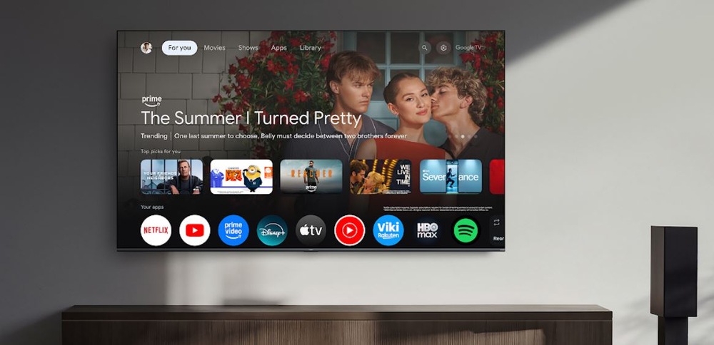 Televize Xiaomi S Mini LED 55 2nd Gen chytré rozhraní
