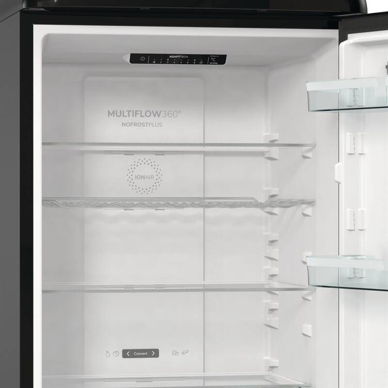 Chladnička s mrazničkou Gorenje Retro ONRK619DBK černá Chladnička s mrazničkou Gorenje Retro ONRK619DBK černá