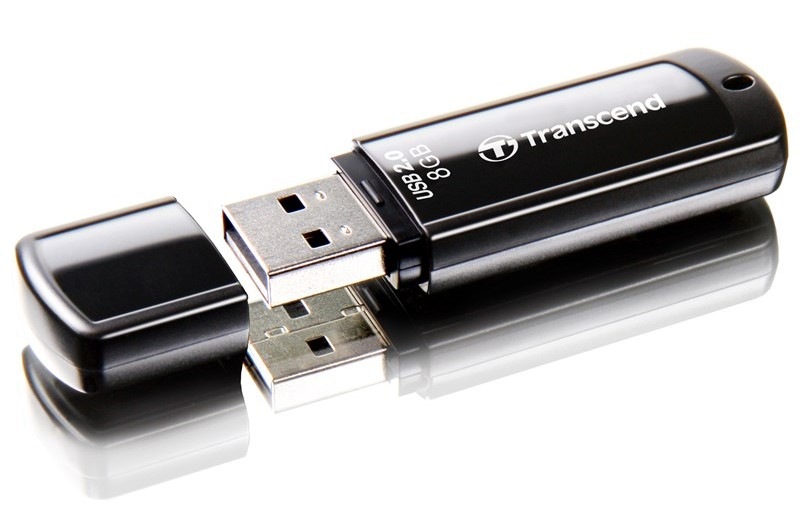 USB Flash Transcend JetFlash 350 8 GB USB 2.0 černý