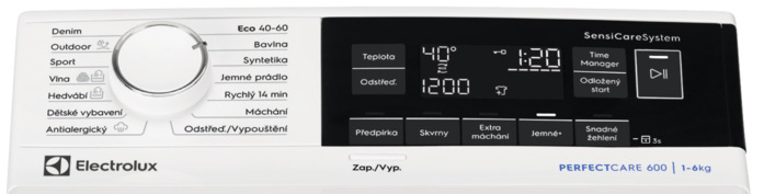 Pračka Electrolux PerfectCare 600 EW6TN4261 bílá Pračka Electrolux PerfectCare 600 EW6TN4261 bílá