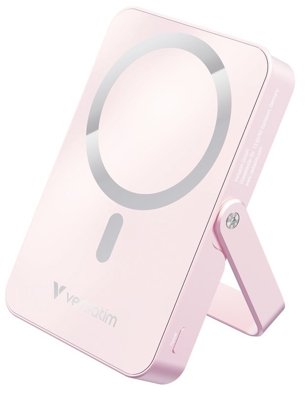 Powerbanka Verbatim Charge 'n' Go se stojánkem 10000 mAh růžová