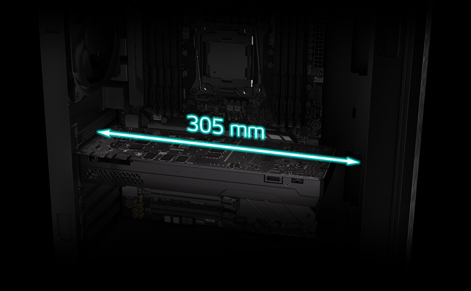 Case ADATA XPG Valor AIR černá Case ADATA XPG Valor AIR černá