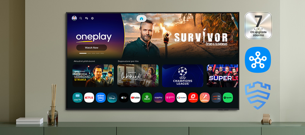 Televize Samsung MRE75R85H Televize Samsung chytré rozhraní aplikací