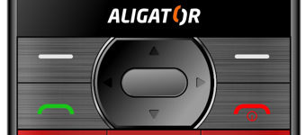 Mobilní telefon Aligator A900 Senior + nabíjecí stojánek černý