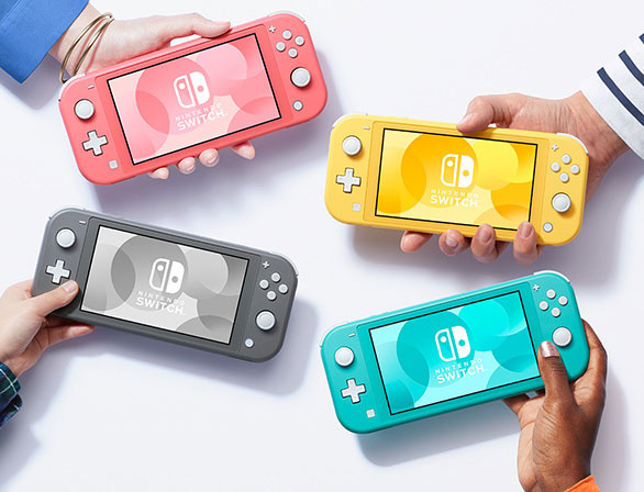 Herní konzole Nintendo Switch Lite růžová