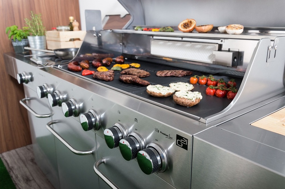 Gril zahradní plynový G21 Nevada BBQ kuchyně Premium Line, 8 hořáků G21 Nevada BBQ Premium Line