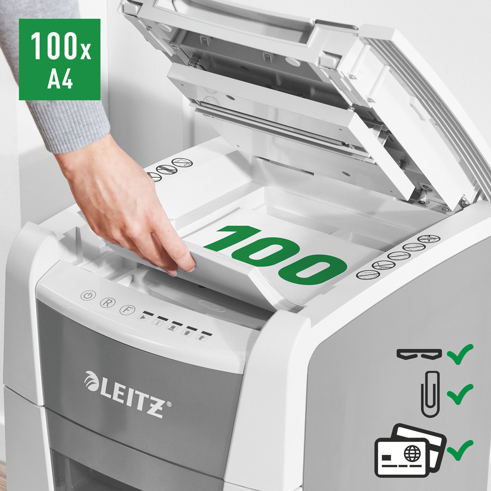 Skartovač Leitz IQ Autofeed 100 P4 Skartovač Leitz IQ Autofeed 100 P4