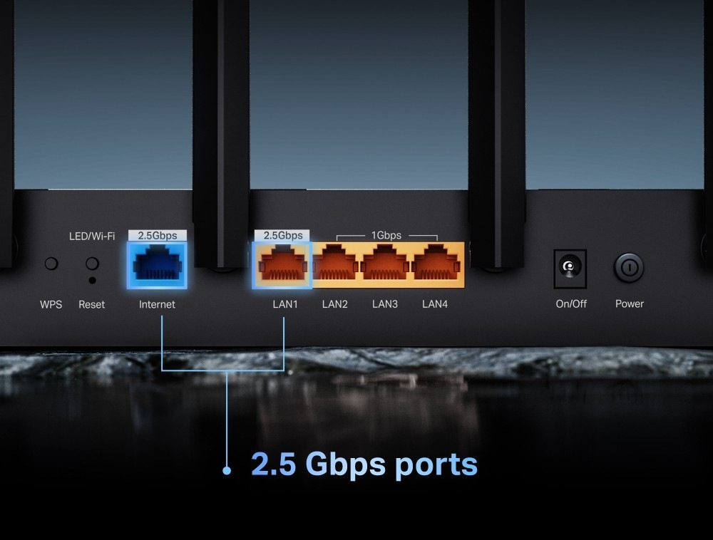 Router TP-Link Archer BE400, BE6500 černý Router TP-Link Archer BE400, BE6500 černý