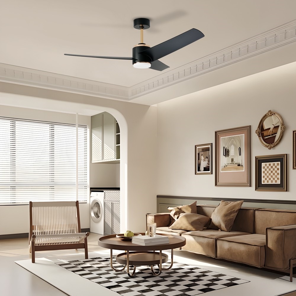 Stropní svítidlo IMMAX NEO LITE BEAUTY SMART LED s ventilátorem, 18W, Wi-Fi, TUYA černé/zlaté Stropní svítidlo IMMAX NEO LITE BEAUTY SMART LED s ventilátorem, 18W, Wi-Fi, TUYA - černé/zlaté