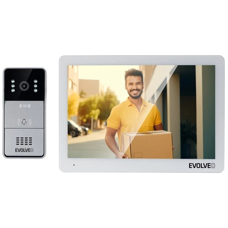 Dveřní videotelefon Evolveo DoorPhone 10-2W - bílý