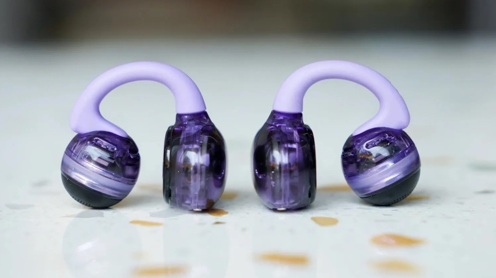 Sluchátka JBL Soundgear Clips fialová Sluchátka JBL Soundgear Clips fialová