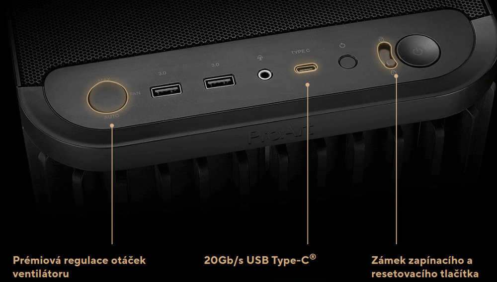 Asus Proart PA401 zaujme i rychlým USB-C (20 Gb/s)