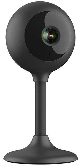 IP kamera Solight 1D77 – černá, přední pohled.