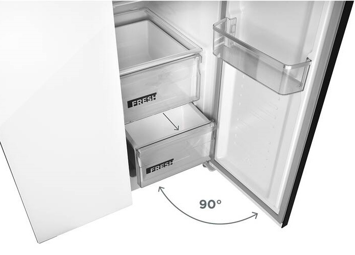 Americká lednice Concept LA7383wh bílá Americká lednice Concept LA7383wh bílá