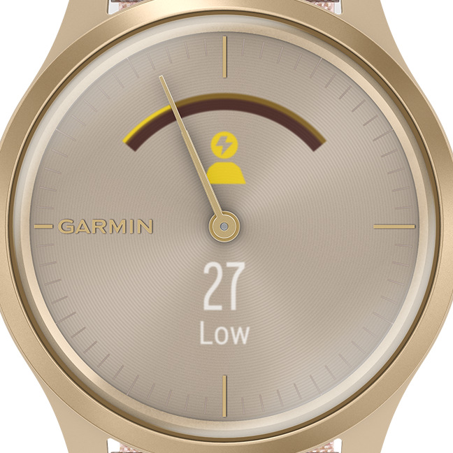 Chytré hodinky Garmin vivomove3 Style Silver / Green