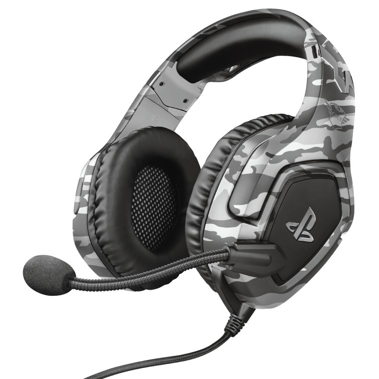 Headset Trust GXT 488 Forze-G Sony PS4 Licensed šedý