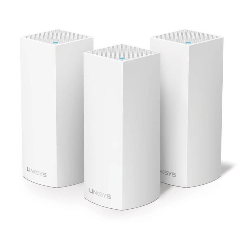 Přístupový bod (AP) Linksys Velop Mesh Wi-fi System, Tri-Band, 3-Pack bílý