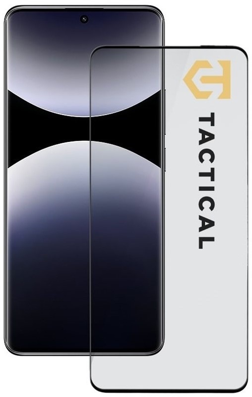 Tvrzené sklo Tactical Shield 5D na Xiaomi Redmi Note 14 Pro 4G/5G/Poco X7 5G - černé