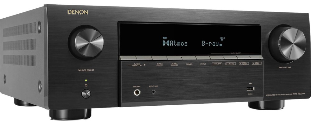 AV Receiver Denon AVC-X3900H šikmý pohled