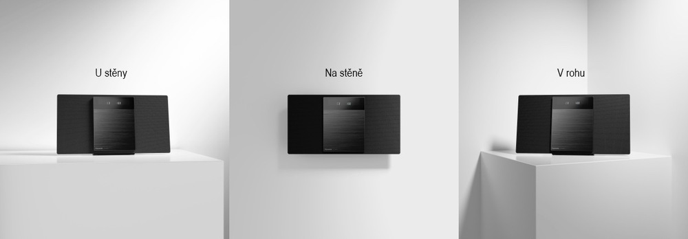 Mikrosystém Panasonic SC-HC410EG-S stříbrný
