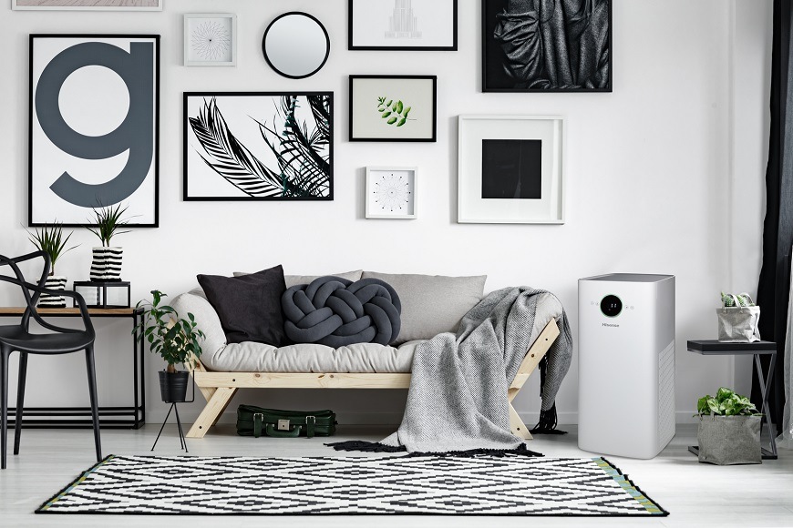 Čistička vzduchu Hisense AP580H, bílá