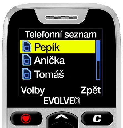 Mobilní telefon Evolveo EasyPhone bílý Evolveo EasyPhone, bílá